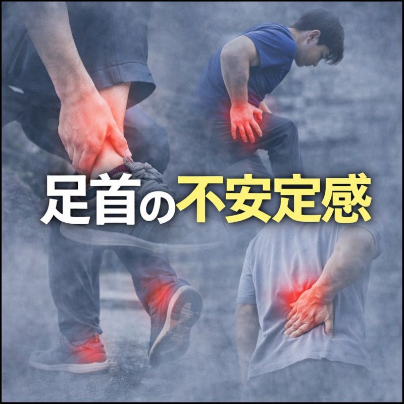 足首の不安定感が全身に与える影響とは？見逃されがちな原因を熊本の整足院が解説