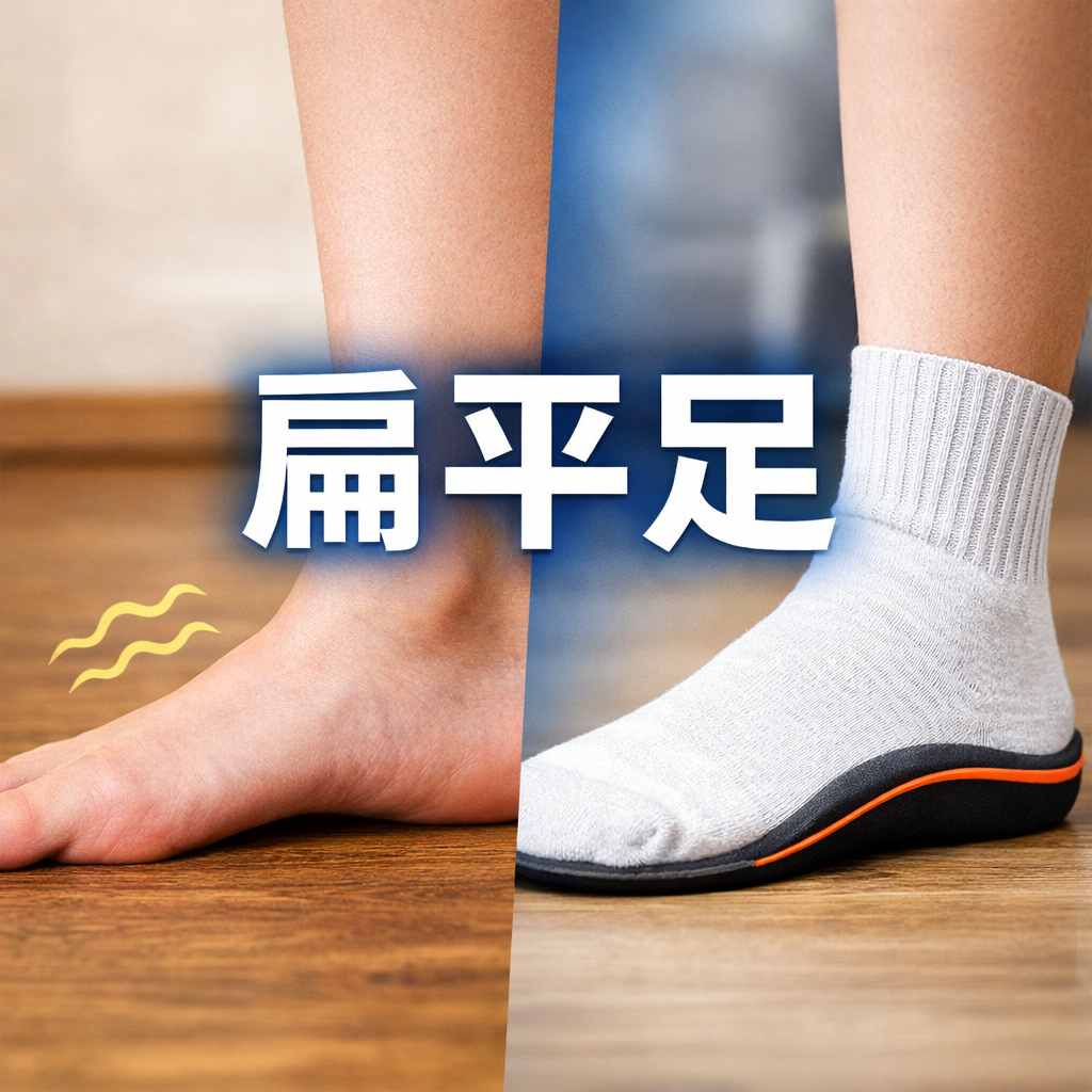 扁平足でも痛みが出る人・出ない人の違いとは？