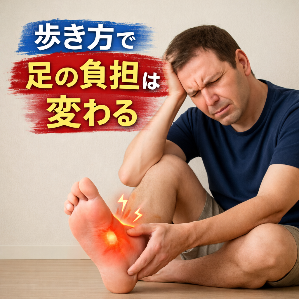 歩き方を変えるだけで足の負担はどれくらい減る？｜整足院 熊本店