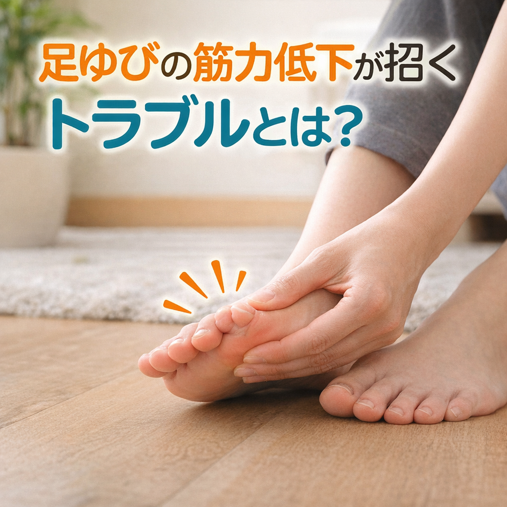 熊本で足の不調にお悩みの方へ｜足ゆびの筋力低下が招くトラブルとは？