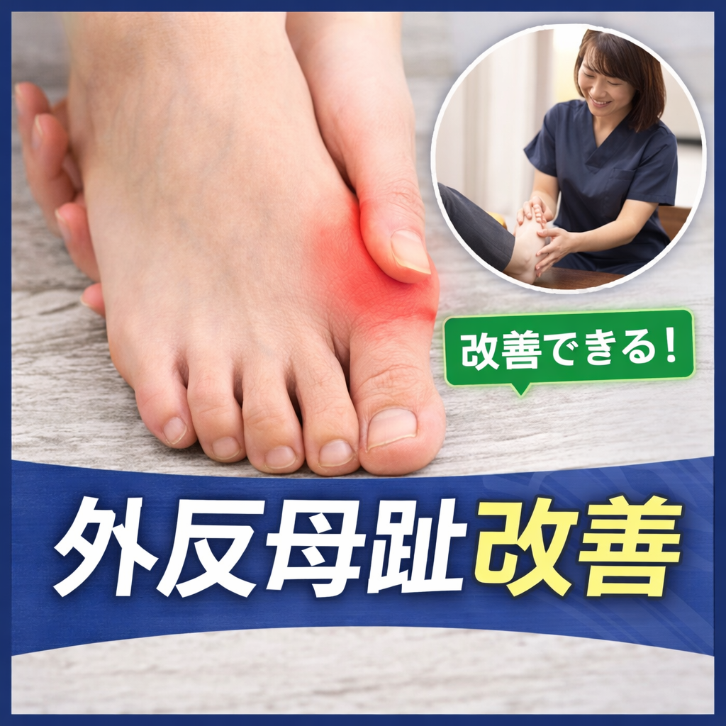 外反母趾は改善できる？熊本で根本改善を目指すなら整足院へ