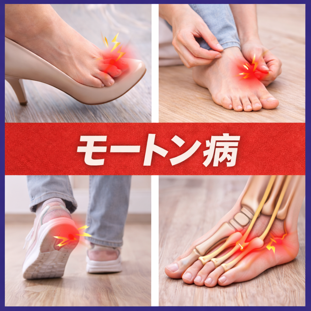 【熊本｜歩くと足がしびれる方へ】モートン病の可能性と改善方法を解説
